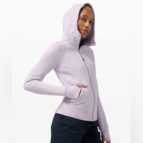 Lululemon Scuba Hoodie *Light Cotton Fleece in Lavender Dew Size 8 - Picture 4 of 8